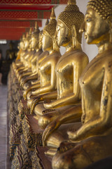 Buddha Statues Wat Pho Bangkok Thailand