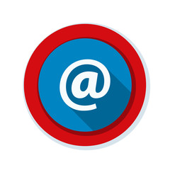 Fototapeta premium E-mail button illustration