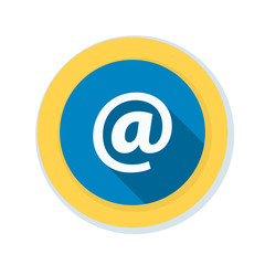 Fototapeta premium E-mail button illustration