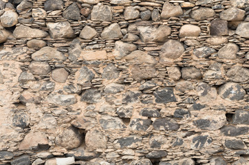 Steinwand für einen Hintergrund, für eine Textur