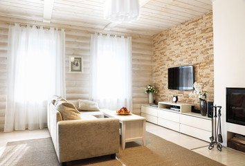 Interior of a living room