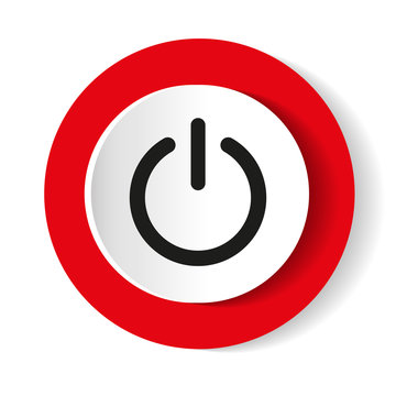 On/Off switch web icon. Vector illustration.