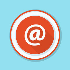 Fototapeta premium E-mail button illustration
