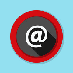 Fototapeta premium E-mail button illustration