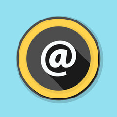 Obraz premium E-mail button illustration