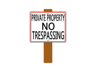 No trespassing 