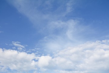 blue sky with cloud bright beautiful art of nature and copy space for add text