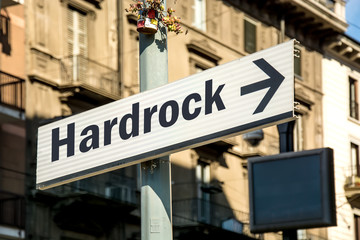 Fototapeta premium Schild 219 - Hardrock