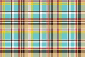 Seamless fabric texture plaid blue madras