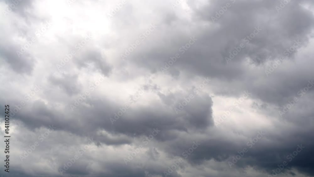 Wall mural view of the cloudy sky