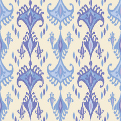 Ethnic boho seamless pattern. Ikat. Print. Repeating background. Cloth design, wallpaper. - 141102667