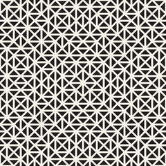 Geometric Ethnic Background with Symmetric Lines Lattice. Vector Abstract Seamless Pattern.