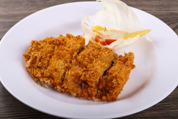 Crispy Pork with cheese