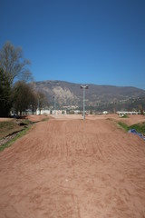 Obraz premium Terrain de cross