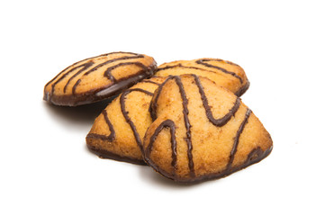 Butter cookies isolated