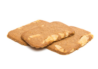 Butter cookies isolated