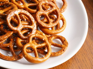 Salty pretzels