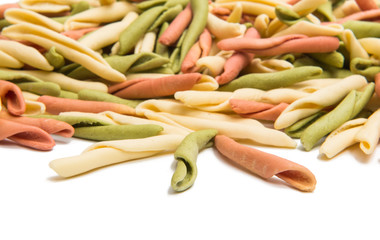 Italian pasta isolated