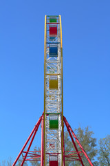 ferris wheel in the amusement park