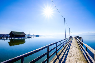 Fototapeta premium chiemsee lake