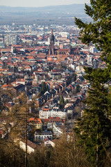 Freiburg Im Breisgau City Skyline Altstadt