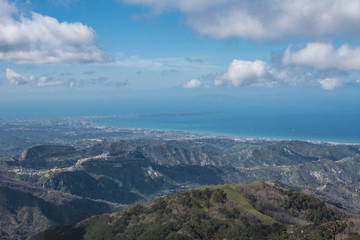 Towards the Tyrrhenian Sea