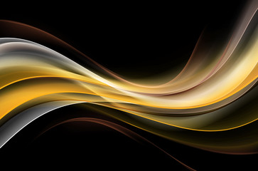 Glowing orange and gold background. Abstract design.
