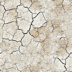 Seamless texture earth clay drought crack bottom lake