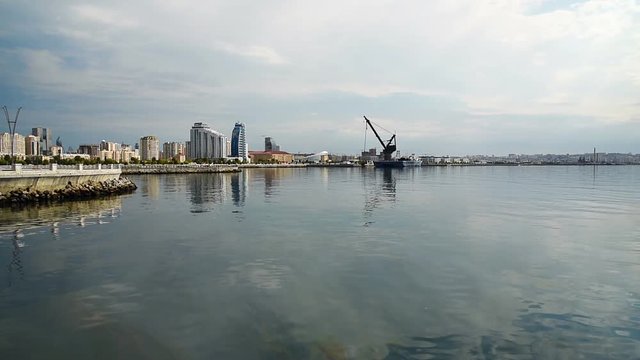 View of Baku city