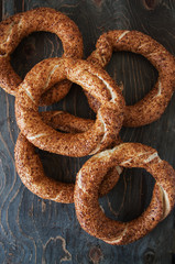 Traditional Turkish bagel - Simit