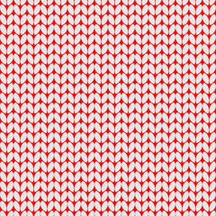 Seamless knitted pattern. Woolen cloth. Knit texture. Vector Illustration.