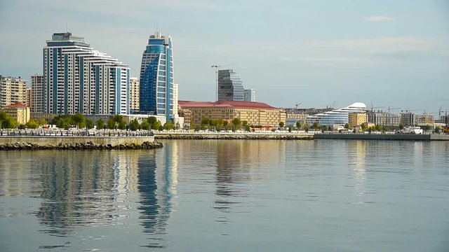 View of Baku city