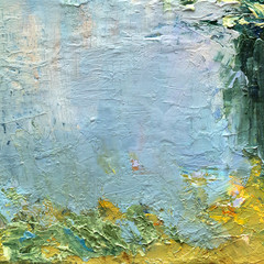 Oil painting, handmade