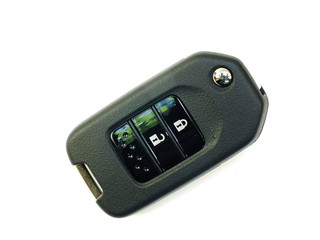 car key remote isolated on white background