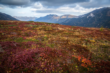 Fototapeta na wymiar Autumn mountain landscape