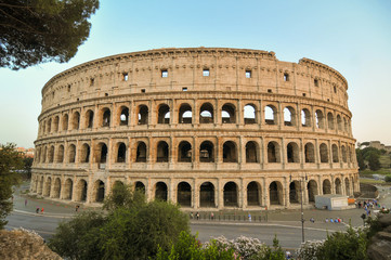 Fototapeta na wymiar Colosseum in Italy, Rome