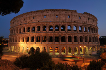 Fototapeta na wymiar Colosseum in Italy, Rome