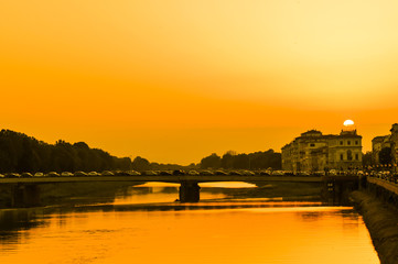 Fototapeta premium Florence at sunset