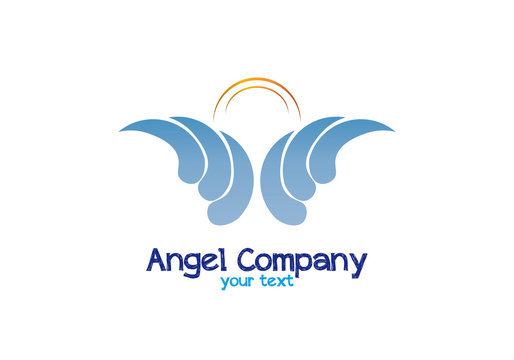 Logo business aziendale angelo spirituale