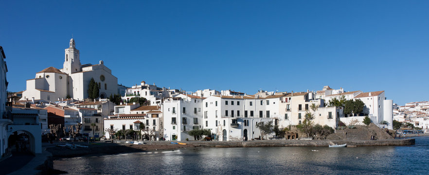 anónimo - atardecer en cadaqués - óleo sobre ta - Buy Contemporary oil  paintings on todocoleccion