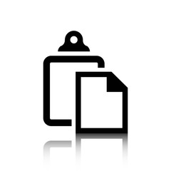 paste icon stock vector illustration flat design