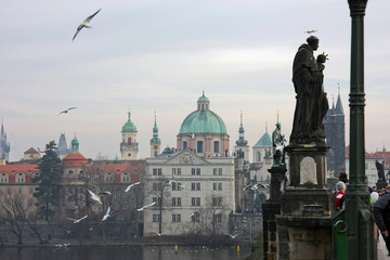 Obraz na płótnie Canvas Pont Charles à Prague
