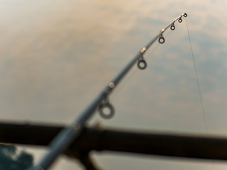 Close-up Fishing rod