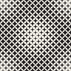 Geometric Seamless Star Shapes Pattern. Halftone Gradient Effect. Stylish Vector Illustration