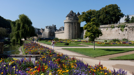 Les jardins des remparts de Vannes