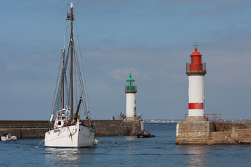 Fototapeta na wymiar Port de l'Ile de Groix