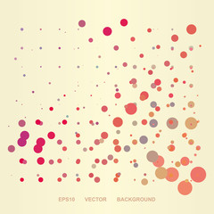      Abstract Background with Colorful Dotted Pattern 