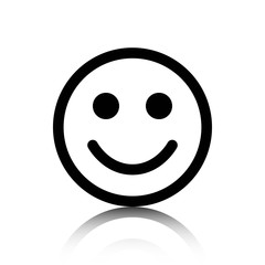 Smile icon stock vector illustration flat design