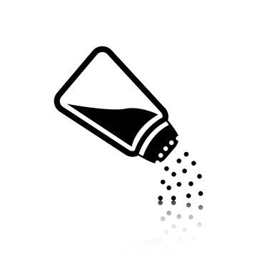 Salt icon  stock vector illustration flat design