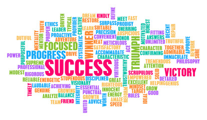 Success Word Cloud Concept